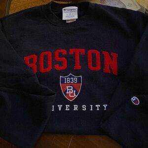 Champion Boston University crewneck sweatshirt size small.